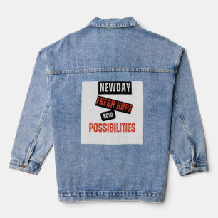 Nieuwe dag. Verse hoop. Stoute mogelijkheden. – In Denim Jacket