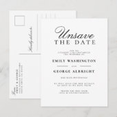 Nieuwe datum aankondiging handgeschreven datum ops (Voorkant / Achterkant)