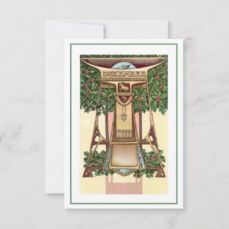 Nieuwe december Capricorn zodiauitnodiging Kaart
