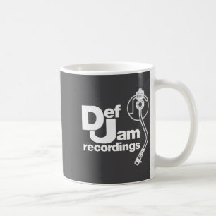 Nieuwe Def Jam-opnamelogo Clic Rap Hip Hop Me Koffiemok