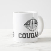 NIEUWE Design van Whittier Junior High School Extra Grote Beker (Voorkant rechts)