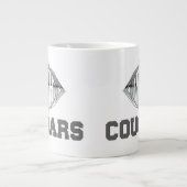 NIEUWE Design van Whittier Junior High School Extra Grote Beker (Voorkant)