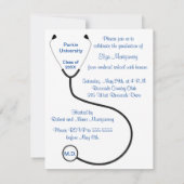 Nieuwe Doctor Medisch Afstuderen Celebration Kaart (Achterkant)