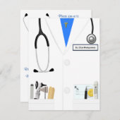 Nieuwe Doctor Medisch Afstuderen Celebration Kaart (Voorkant / Achterkant)