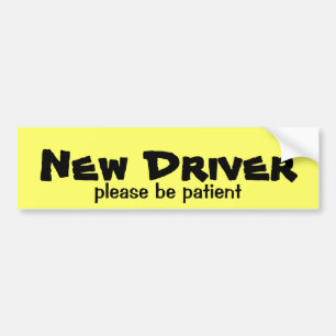Nieuwe driver BE Patiënt Bumpersticker