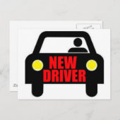Nieuwe driver briefkaart (Voorkant / Achterkant)