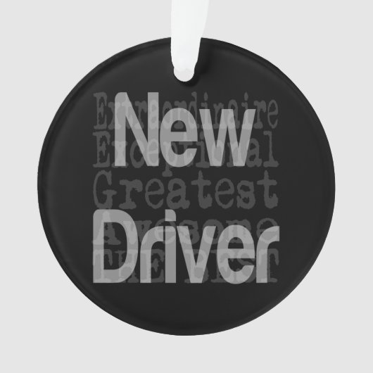 Nieuwe driver extraordinaire ornament (voorkant)