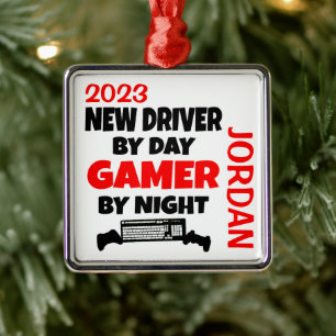 Nieuwe Driver Gamer Metalen Ornament