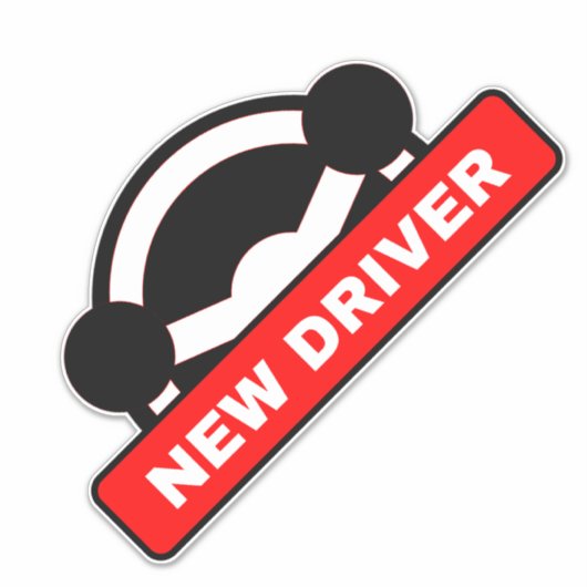 Nieuwe Driver Sticker voor Auto's & Vrachtwagens & (Voorkant)