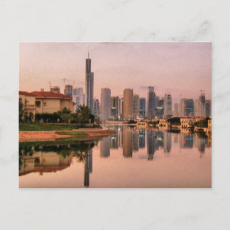 Nieuwe Dubai Skyline Briefkaart