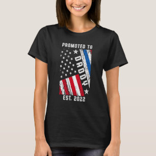 Nieuwe eerste keer dat papa politiewetshandhaving t-shirt