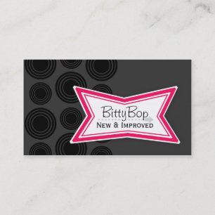 Nieuwe en verbeterde BittyBop-Visitekaartjes Visitekaartje