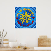 NIEUWE ENERGIESZON - water Poster (Keuken)
