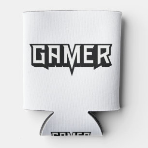 Nieuwe Era_Gamer Logo-BW op Transparant Blikjeskoeler