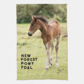 Nieuwe Forest Pony Foal theedoeken (Verticaal)