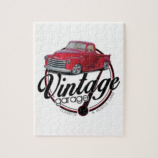 nieuwe  garage legpuzzel (Verticaal)