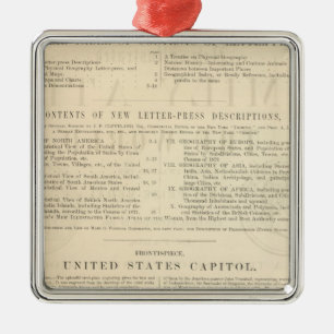 Nieuwe geïllustreerde familie van Verso Johnson At Metalen Ornament