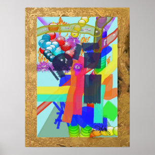 Nieuwe geometrie poster