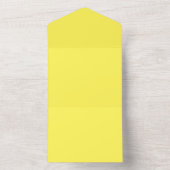 Nieuwe gepersonaliseerde tekstlogo Alles in één tr All In One Uitnodiging (Binnen)