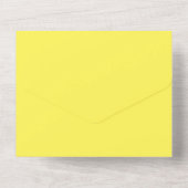 Nieuwe gepersonaliseerde tekstlogo Alles in één tr All In One Uitnodiging (Achterkant)