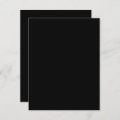 Nieuwe gepersonaliseerde tekstlogo plat kerstkaart (Voorkant / Achterkant)