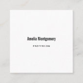 Nieuwe gotische Bold + Dongle Business Card Templa Vierkante Visitekaartje (Voorkant)