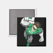 Nieuwe groene lantaarn 6 magneet (Voorkant / Achterkant)