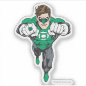 Nieuwe groene lantaarns vliegen sticker (Voorkant)