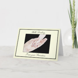 Nieuwe grootmoeder kaart