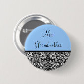 Nieuwe grootmoeder ronde button 5,7 cm (Voorkant /achterkant)