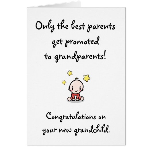 Nieuwe grootouders, Gefeliciteerd met kleinkind (Voorkant)