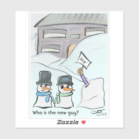 Nieuwe Guy Custom Cut Medium Stickers (Vel)