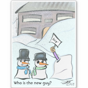 Nieuwe Guy Custom Cut Medium Stickers