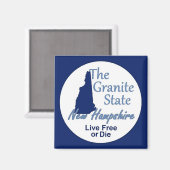 NIEUWE HAMPSHIRE MAGNEET (Voorkant / Achterkant)