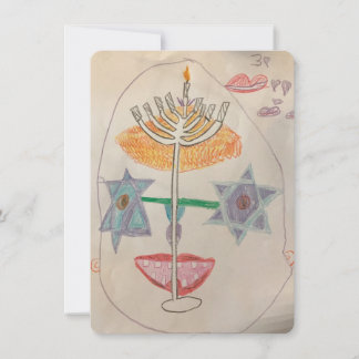 Nieuwe Hanukkah kaart! Feestdagenkaart