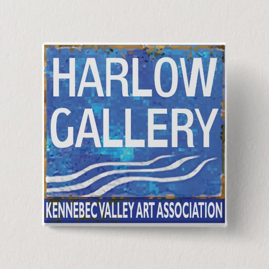 NIEUWE Harlow Galerij-logo button (Voorkant)