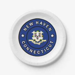 Nieuwe Haven Connecticut Papieren Bordje