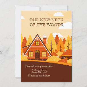 Nieuwe herfst-aankondiging voor thuis aankondiging