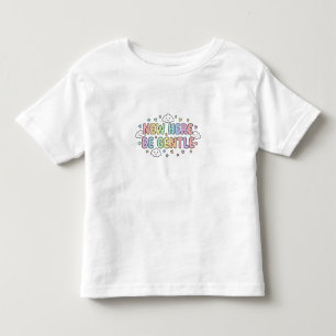 Nieuwe Hier Wees Zacht Peuter T-Shirt – Mooie Baby