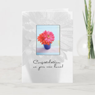 Nieuwe Home Bloemen Kaart