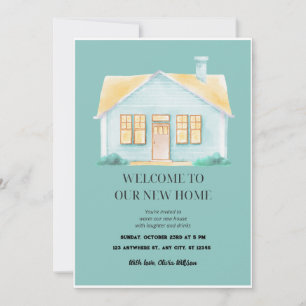 Nieuwe Home Celebration uitnodiging