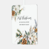 Nieuwe Home Foto Eerste Kerst Ornament (Voorkant links)