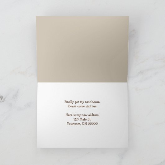 Nieuwe Home Hereford Koe met zonnebril Kaart (Binnen)