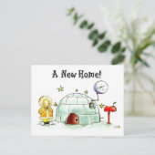 Nieuwe Home Igloo Kaart – Hand getekend ontwerp (Staand voorkant)