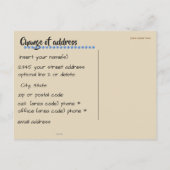 Nieuwe Home rustieke deur Aankondigingskaart (Achterkant)