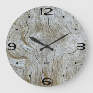 Nieuwe Home Wandkamer Tijdstuk Rustiek Hout Graan Grote Klok
