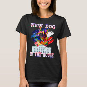 nieuwe hond in het parlement van de duitse herder  t-shirt