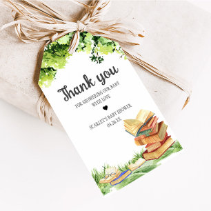 Nieuwe Hoofdstuk Baby Shower Favor Tags Cadeaulabel