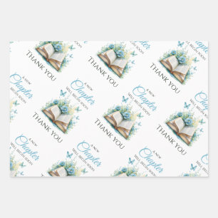 Nieuwe Hoofdstuk Blue Boy Brunch Verhalenboek Baby Inpakpapier Vel