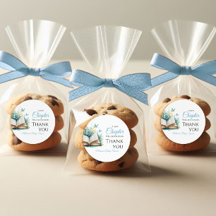 Nieuwe Hoofdstuk Boy Blue Brunch Verhalenboek Baby Ronde Sticker